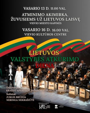Elektrėnų savivaldybė kviečia: Vasario 16-osios šventės programa